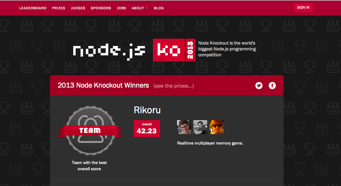 Node Knockout 2013